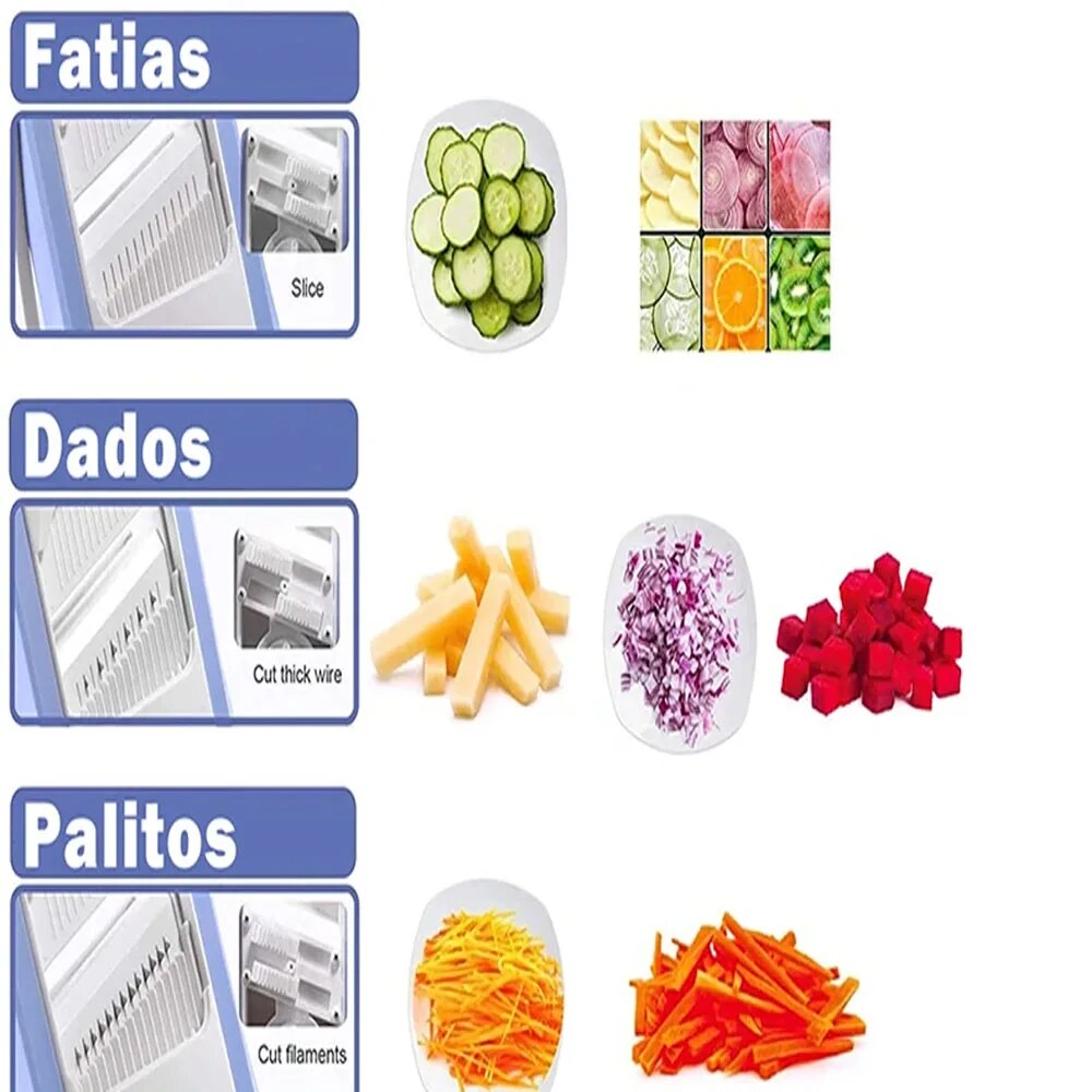 Picador Miultifuncional De Frutas y Verduras Brava