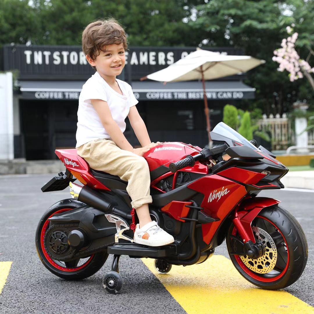 Moto Ninja Eléctrica para Niños