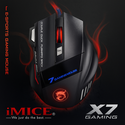 Mouse Gamer X7 Imice Usb 3200dpi