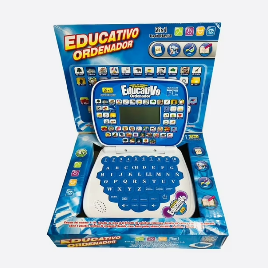 Computadora Educativa Infantil Bilingüe Español/Inglés