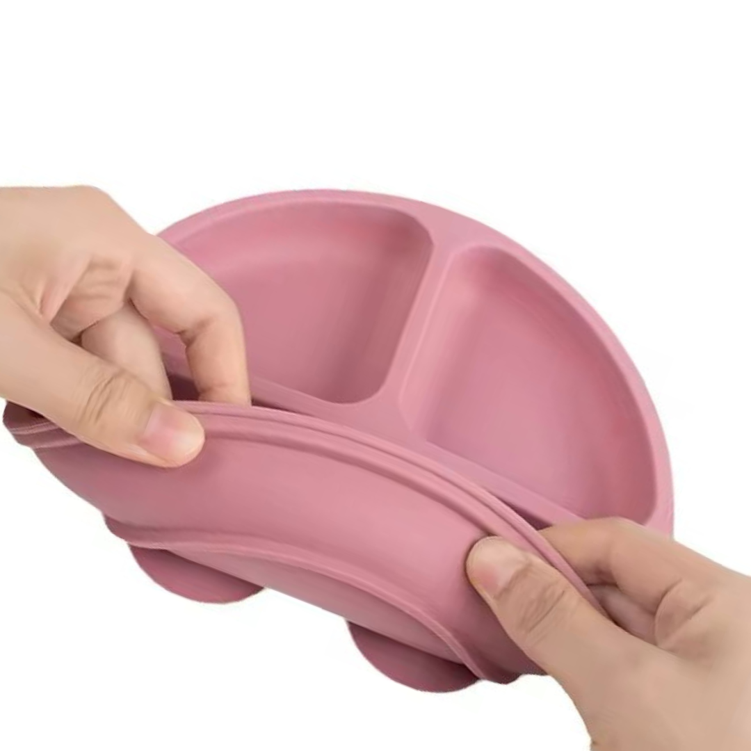 Set de Alimentación de Silicona para Bebés Libre de BPA