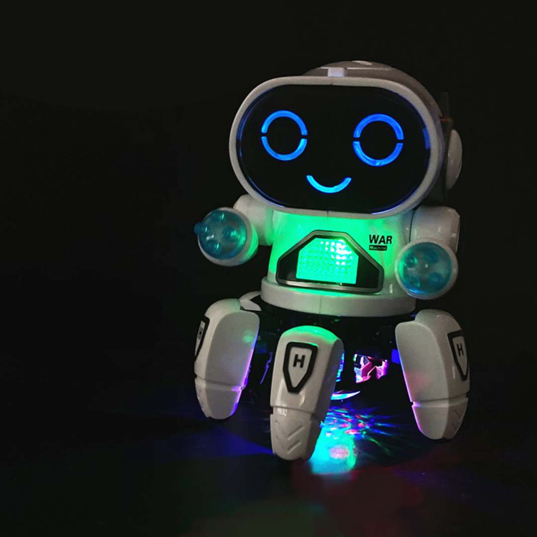 Robot Mascota Musical Bailarín Juego Eléctrico Luces Led