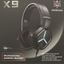 Audífonos Gamer Onikuma X9 con Micrófono y Luz LED RGB – Color Negro