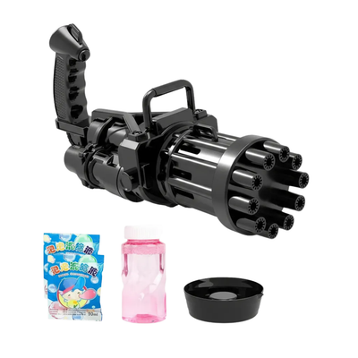 Pistola Lanzadora de Burbujas Gatling