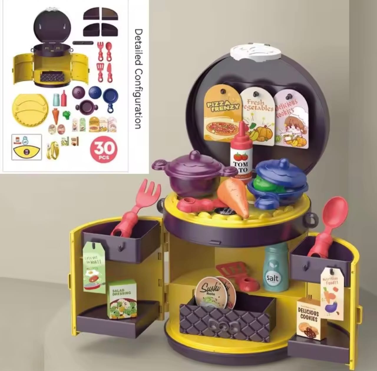 Set de Tocador y Viaje Infantil tipo Maleta