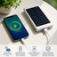 Power Bank Solar Portátil con Cargador Solar USB