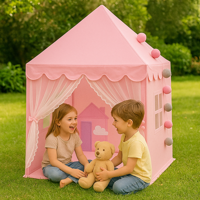 Carpa Casa Para Niñas Niños Carpa Plegable Princesa Juguete