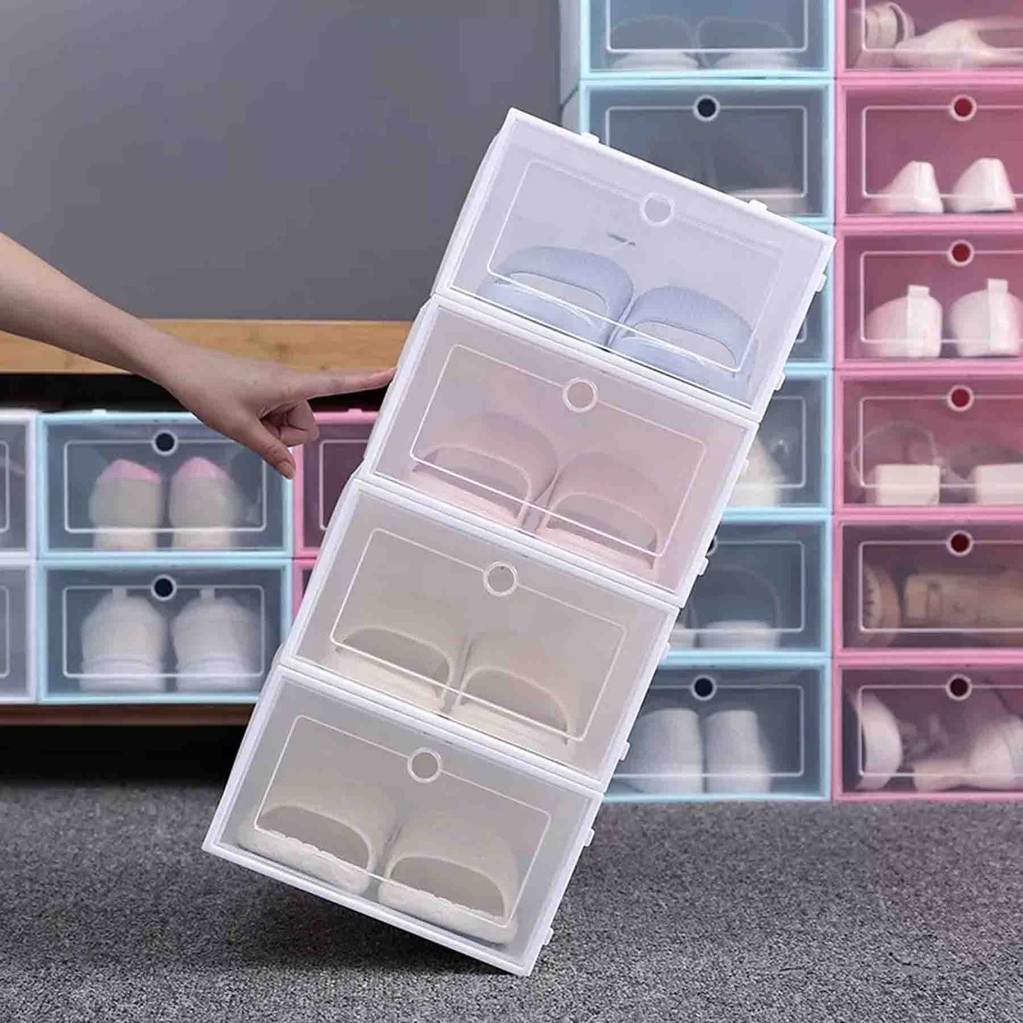 6 Caja Zapatos Zapatero Organizador