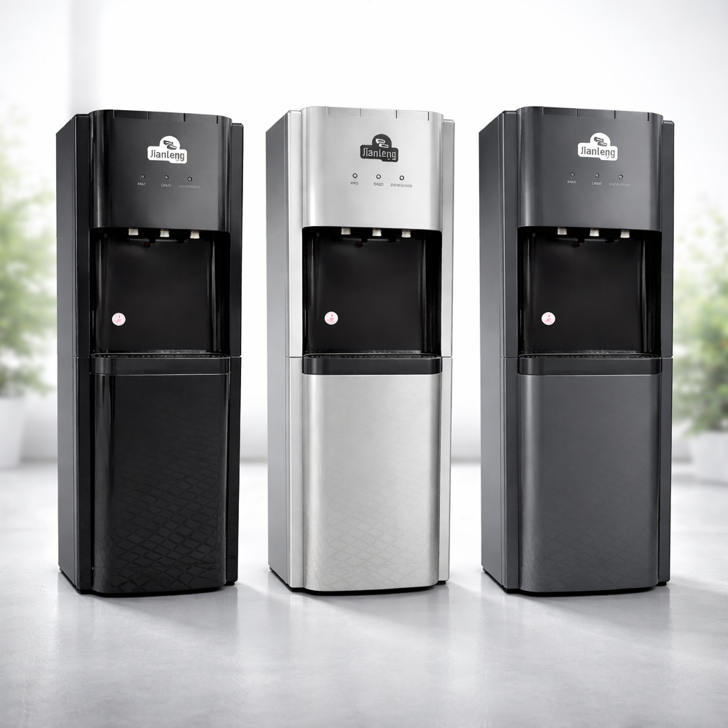 Dispensador de Agua Frío y Caliente con Bidón Oculto y Compresor