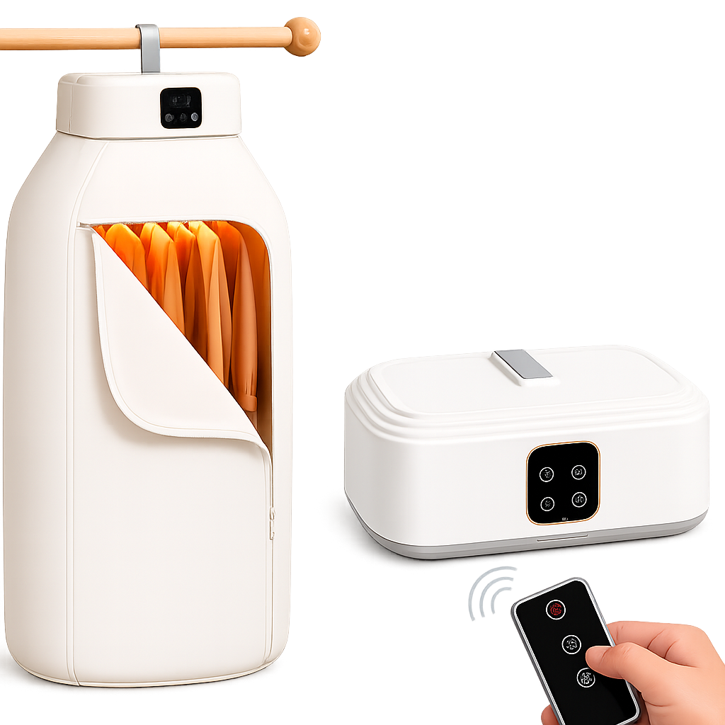 Secadora Portátil Plegable Para Ropa Con Temporizador