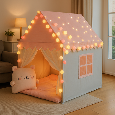 Carpa Casa Para Niñas Niños Carpa Plegable Princesa Juguete