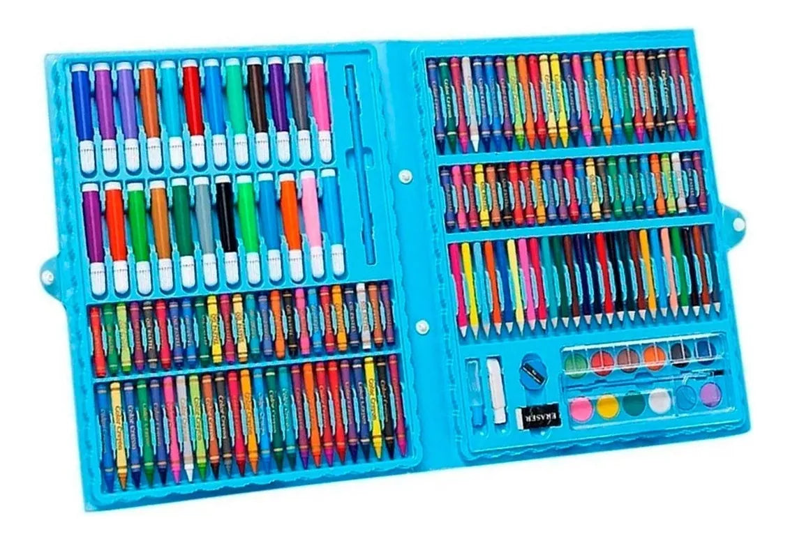 Set De Arte Maleta 150 Piezas Lápices Para Colorear