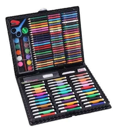 Set De Arte Maleta 150 Piezas Lápices Para Colorear