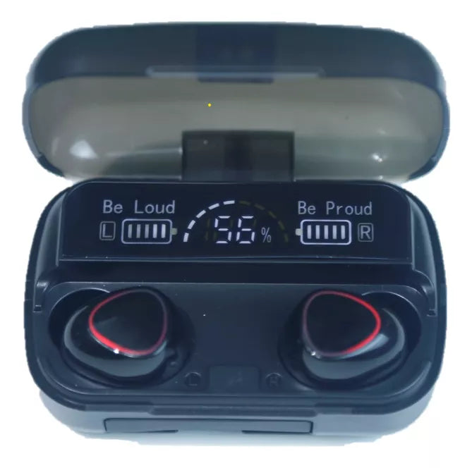 Audifono Bluetooth Tws Bw-m Color Negro Recargable