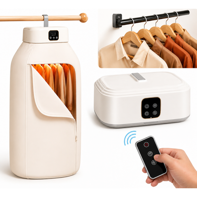 Secadora Portátil Plegable Para Ropa Con Temporizador