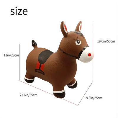 Caballito Saltarín Inflable para Niños - Juguete de Equilibrio y Coordinación