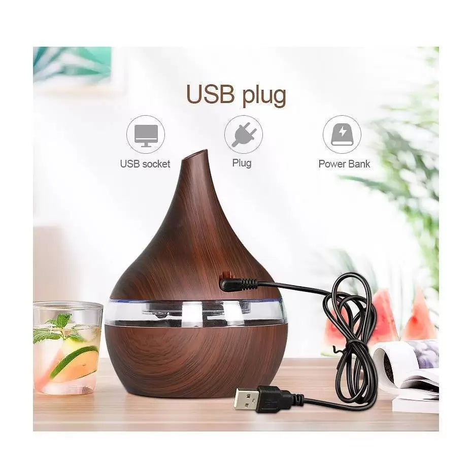 Humidificador USB ,Con Luz 200 ml