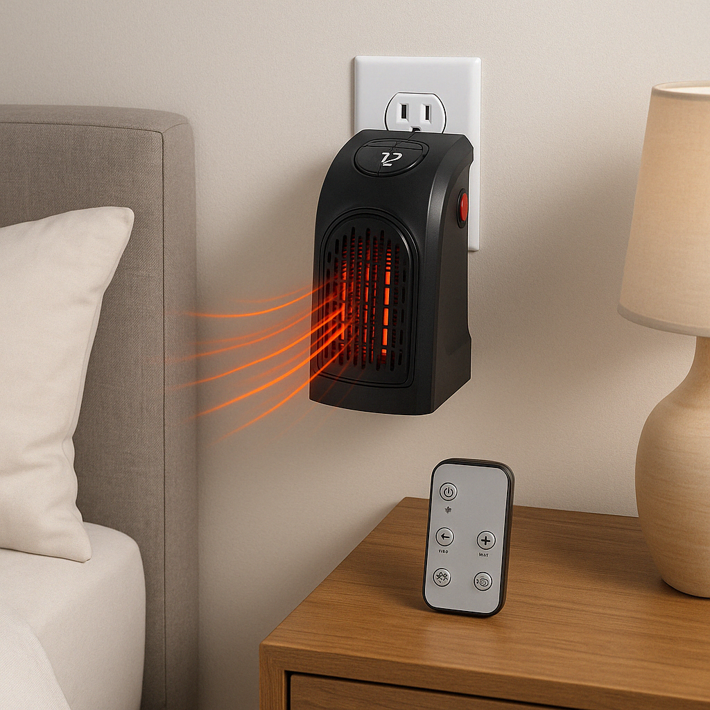 Calefactor portatil bajo consumo 400w