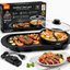 Parrilla Eléctrica y Olla 2 en 1 RAF 1800W 2.5L