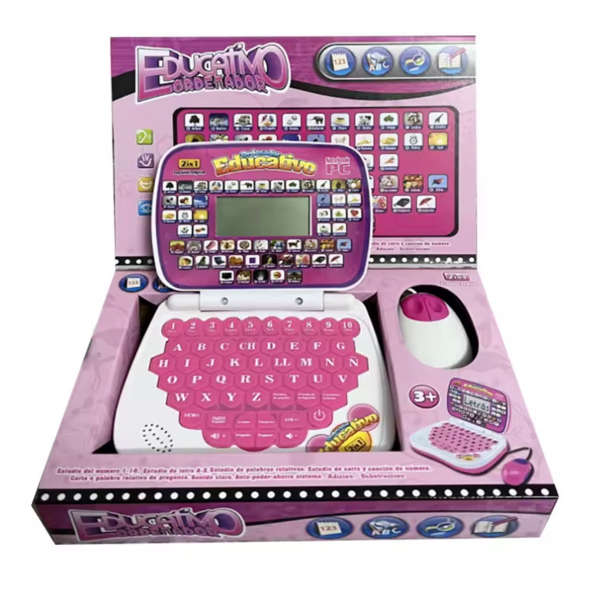 Computadora Educativa Infantil Bilingüe Español/Inglés