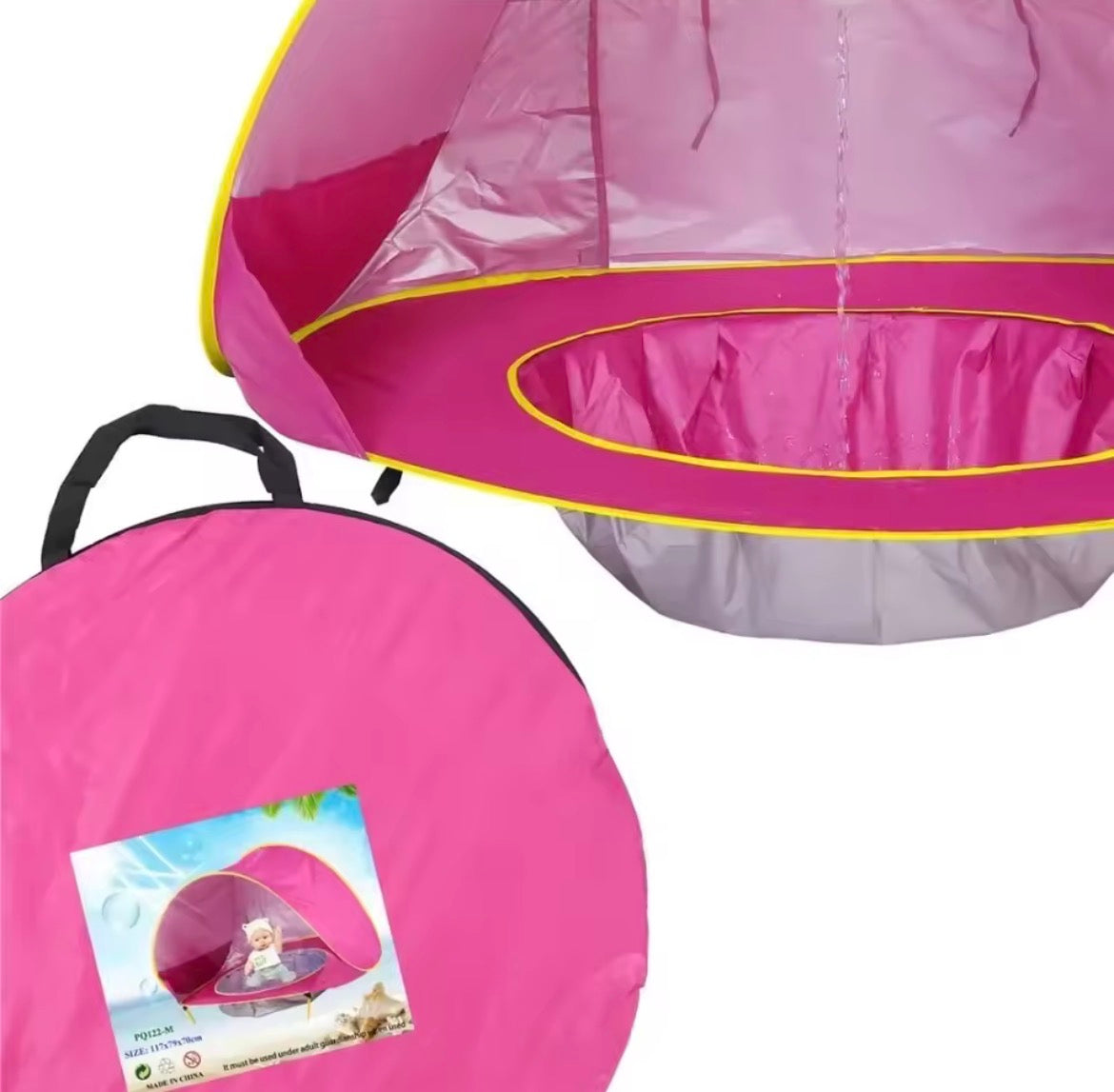 Carpa de Playa con Piscina para Bebés