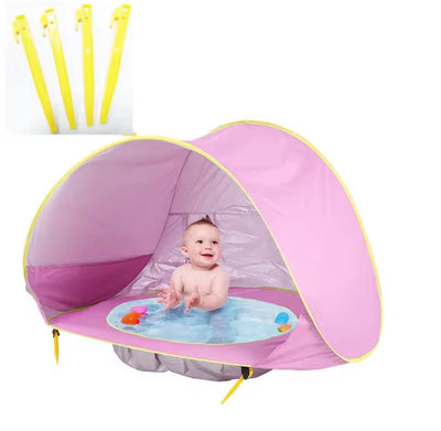 Carpa de Playa con Piscina para Bebés