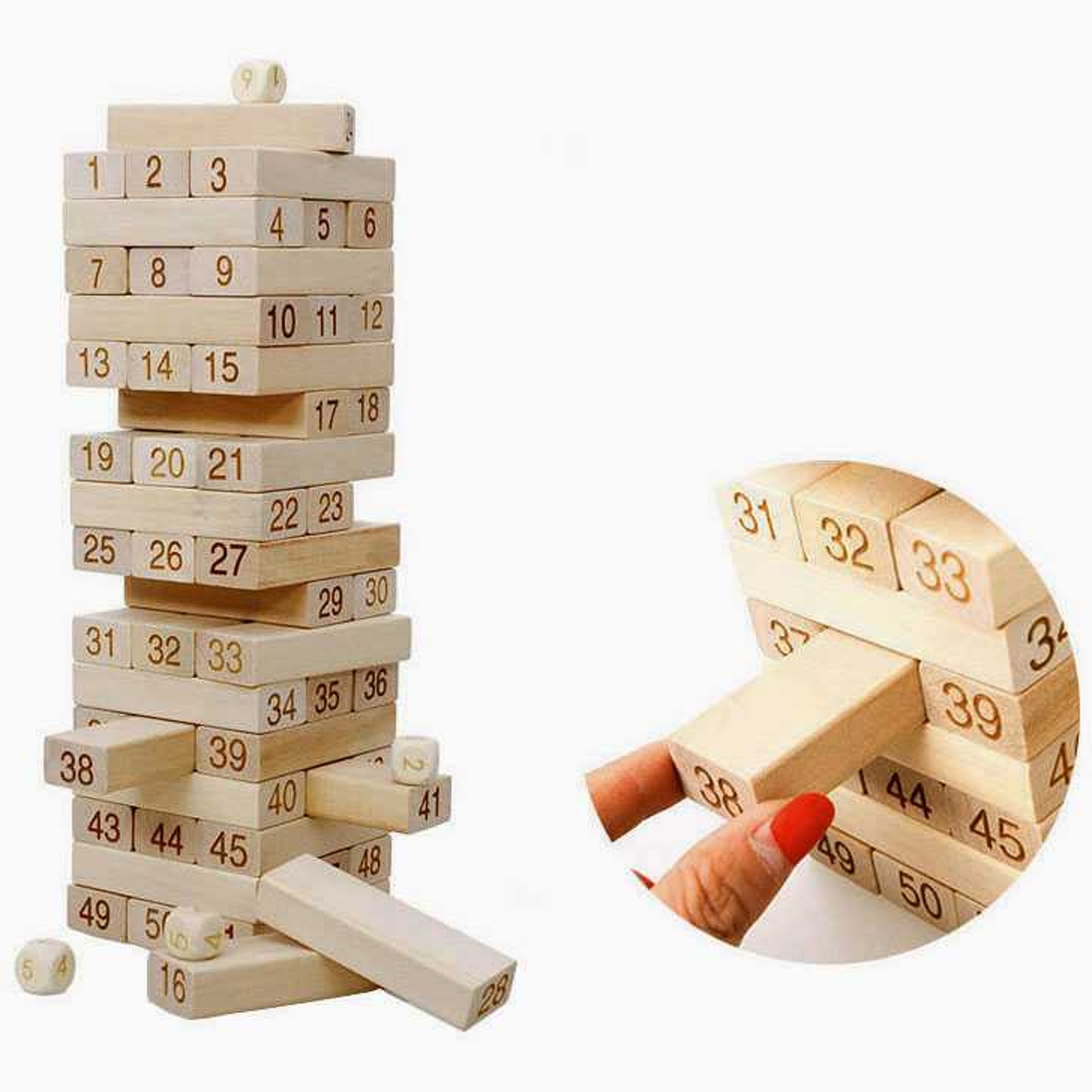 Juego De Jenga, Wiss Toy O Torre Infernal 54 Piezas Pequeño