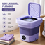 Mini Lavadora Portátil Plegable Personal para Hogar y Viajes