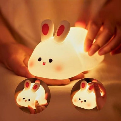 Lámpara LED Recargable con Temporizador Conejo