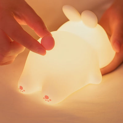 Lámpara LED Recargable con Temporizador Conejo