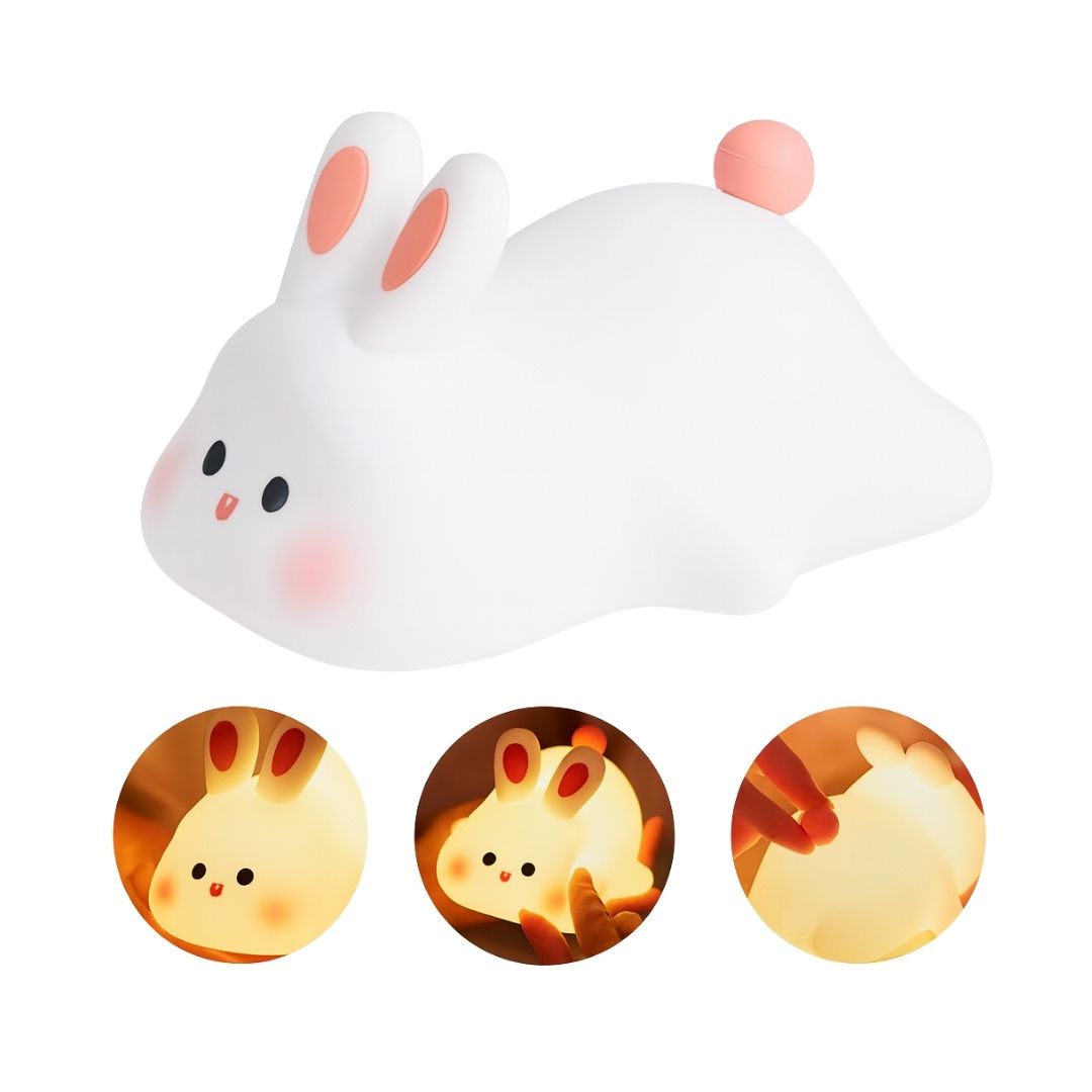 Lámpara LED Recargable con Temporizador Conejo