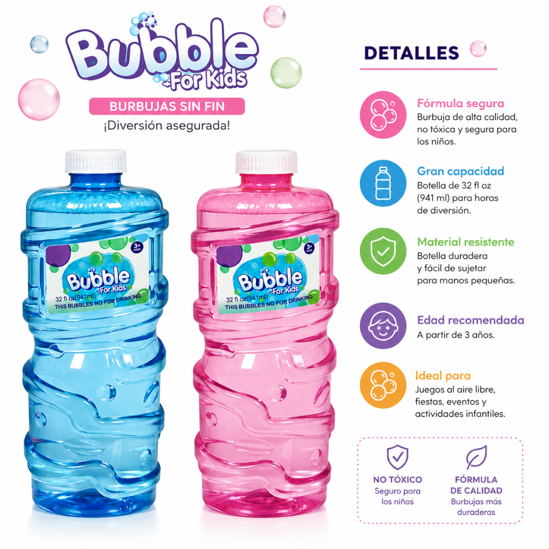 Líquido para Burbujas 1 Litro