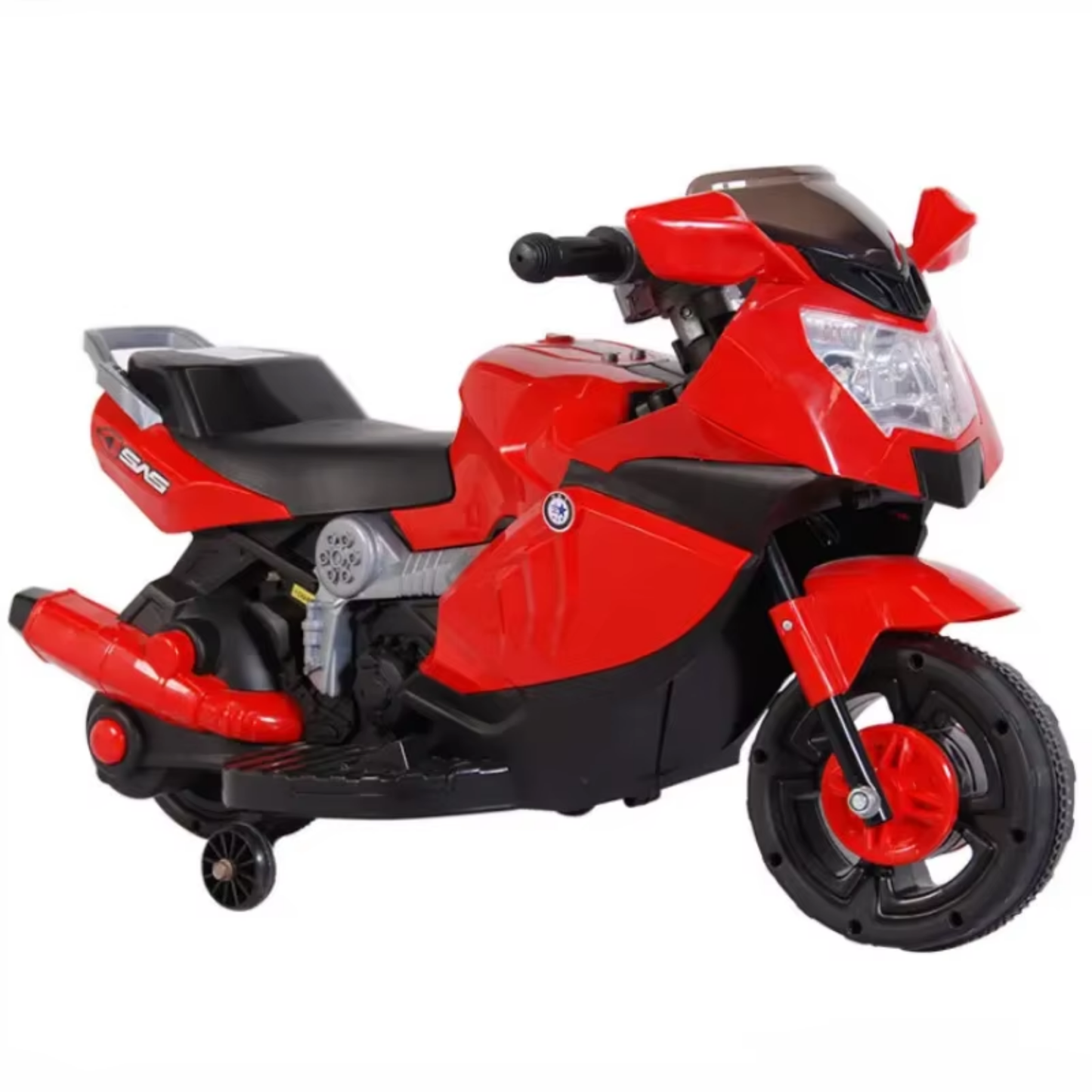 Moto Electrica Juguete Antivuelco Niños Luz Sonido