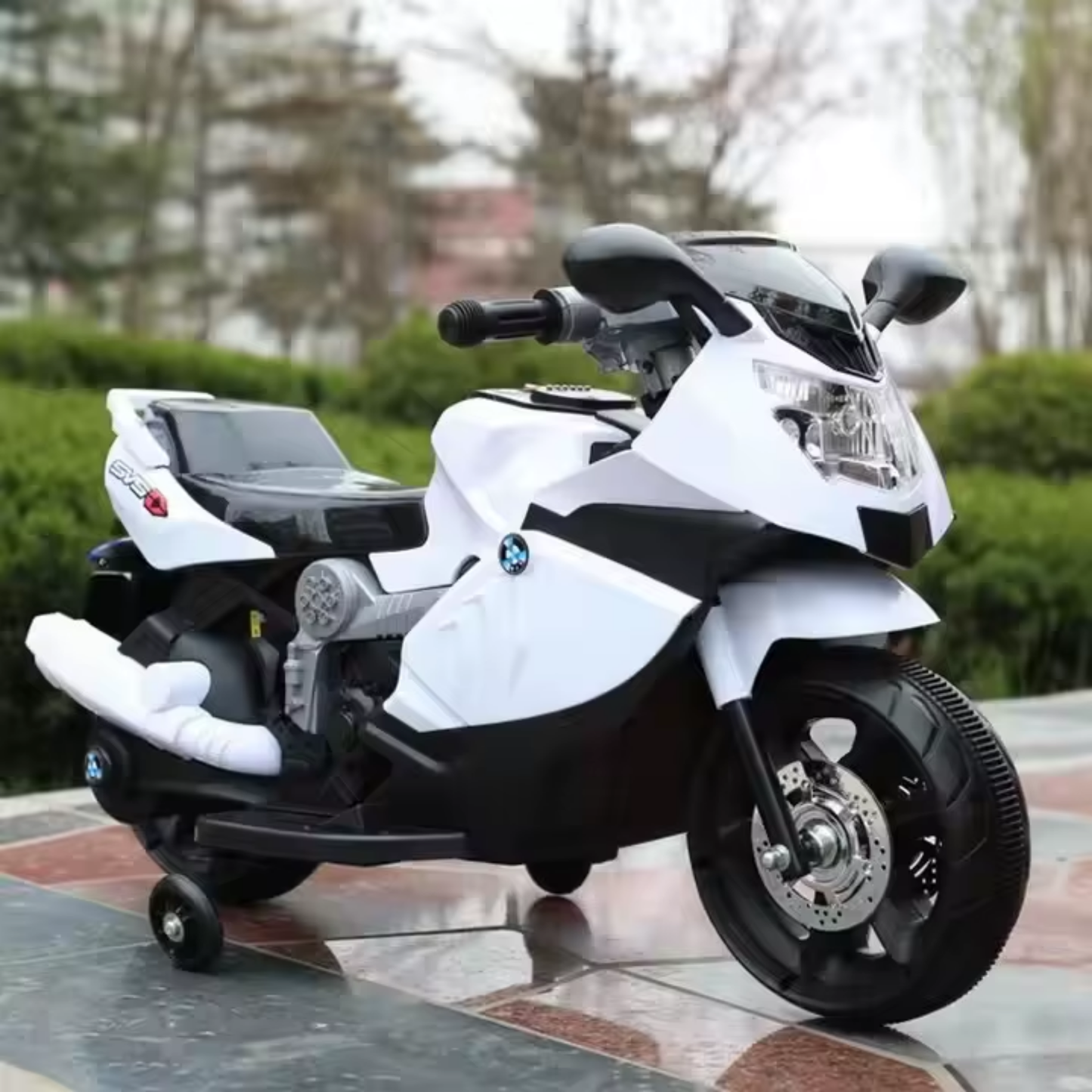 Moto Electrica Juguete Antivuelco Niños Luz Sonido