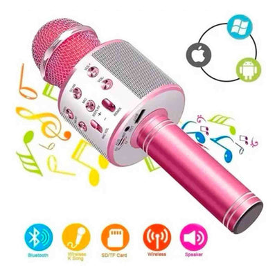 Micrófono Karaoke Bluetooth Recargable