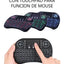 Mini Teclado Inalambrico Touchpad Smart Tv Retroiluminado