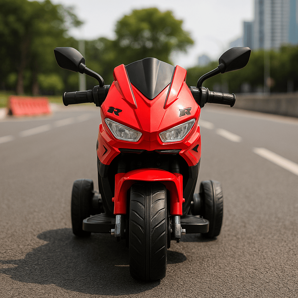 Moto Electrica Juguete Antivuelco Niños Luz Sonido