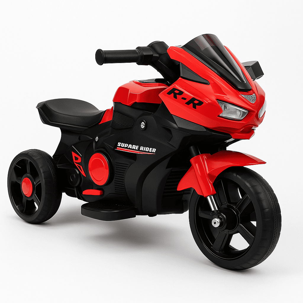 Moto Electrica Juguete Antivuelco Niños Luz Sonido