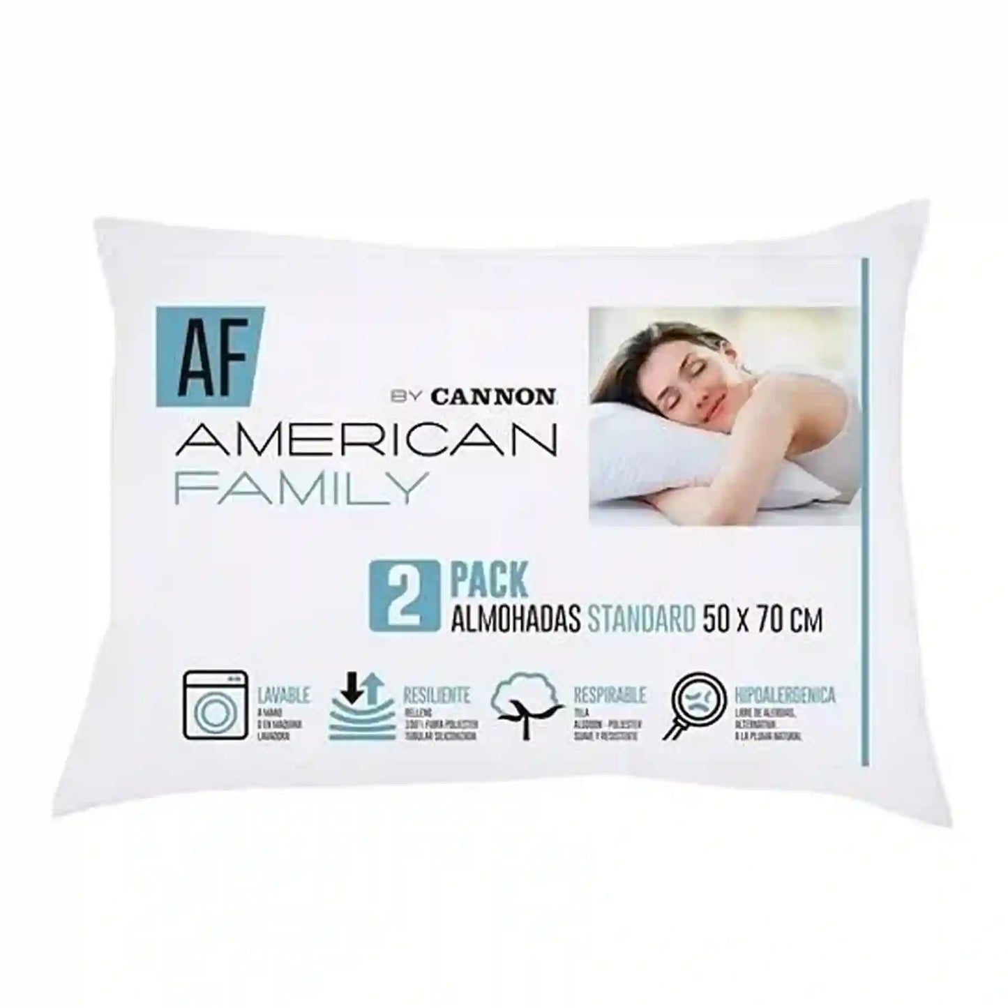 Almohadas Cannon Pack 2 Almohadas De 50x70