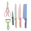 Set De Cuchillos Colores 6 Pcs