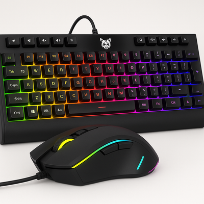 Kit Gamer Onikuma Teclado G21+ Mouse Cw802 Rgb