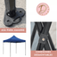 Toldo Plegable 3 X 3 Metros Impermeable Color Azul Terraza