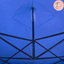 Toldo Plegable 3 X 3 Metros Impermeable Color Azul Terraza