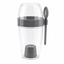 Pack 2 Vasos Para Yogurt Cereal Con Tapa Y Cuchara