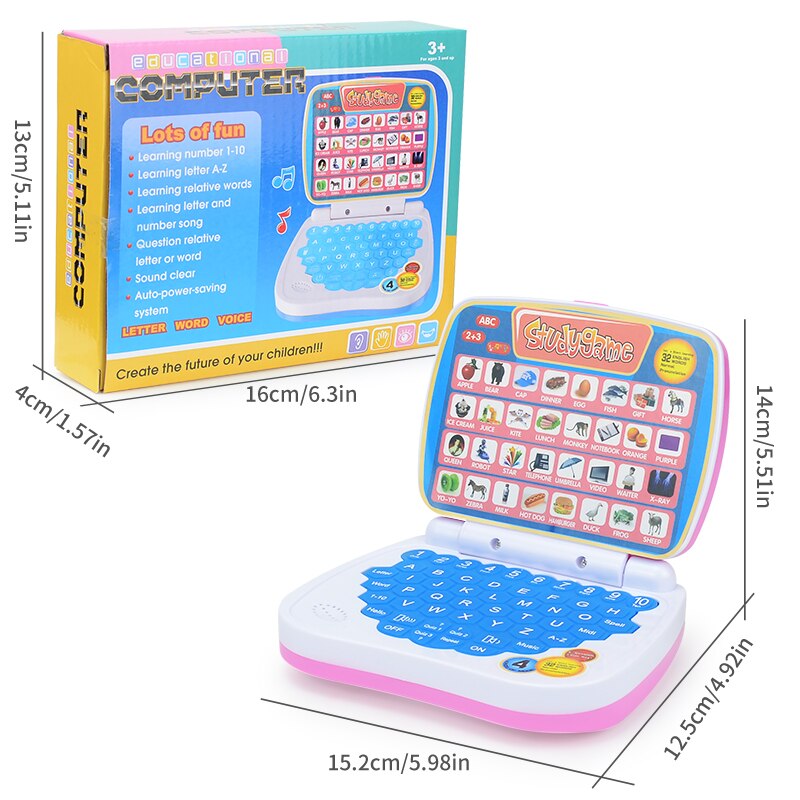 Mini Computador Didactico Educativo Niños Niñas