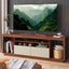 Mueble Rack tv con estantes 2 puertas