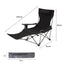 Silla Plegable de Camping con Reposapiés Reclinable
