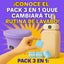 Pack 3 en 1 de Lavado Portátil | Mini Lavadora + Bolsa de Secado + Pastilla Efervecente