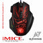 Mouse Gamer Premium Imice A7 3200dpi Negro Rojo