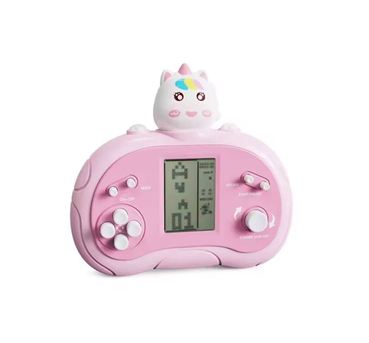 Consola Portátil Retro Tipo Tetris – Diseño Animalitos